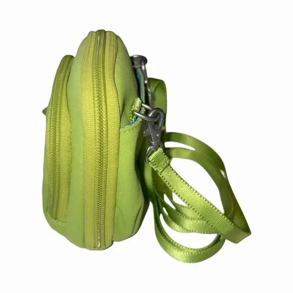 Haiku Green Mini Convertible Crossbody Shoulder Bag Purse Embroidered - Picture 4 of 9